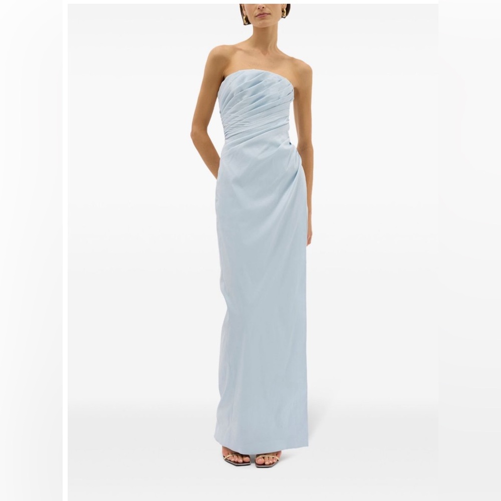 Rachel Gilbert Mira Maxi Dress, Light Blue, Size Small